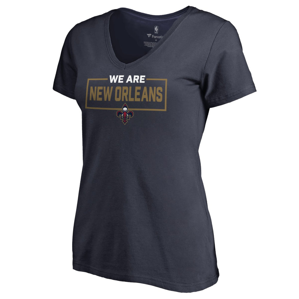 NBA New Orleans Pelicans Women's We Are Iconic Collection V-Neck T-Shirt
