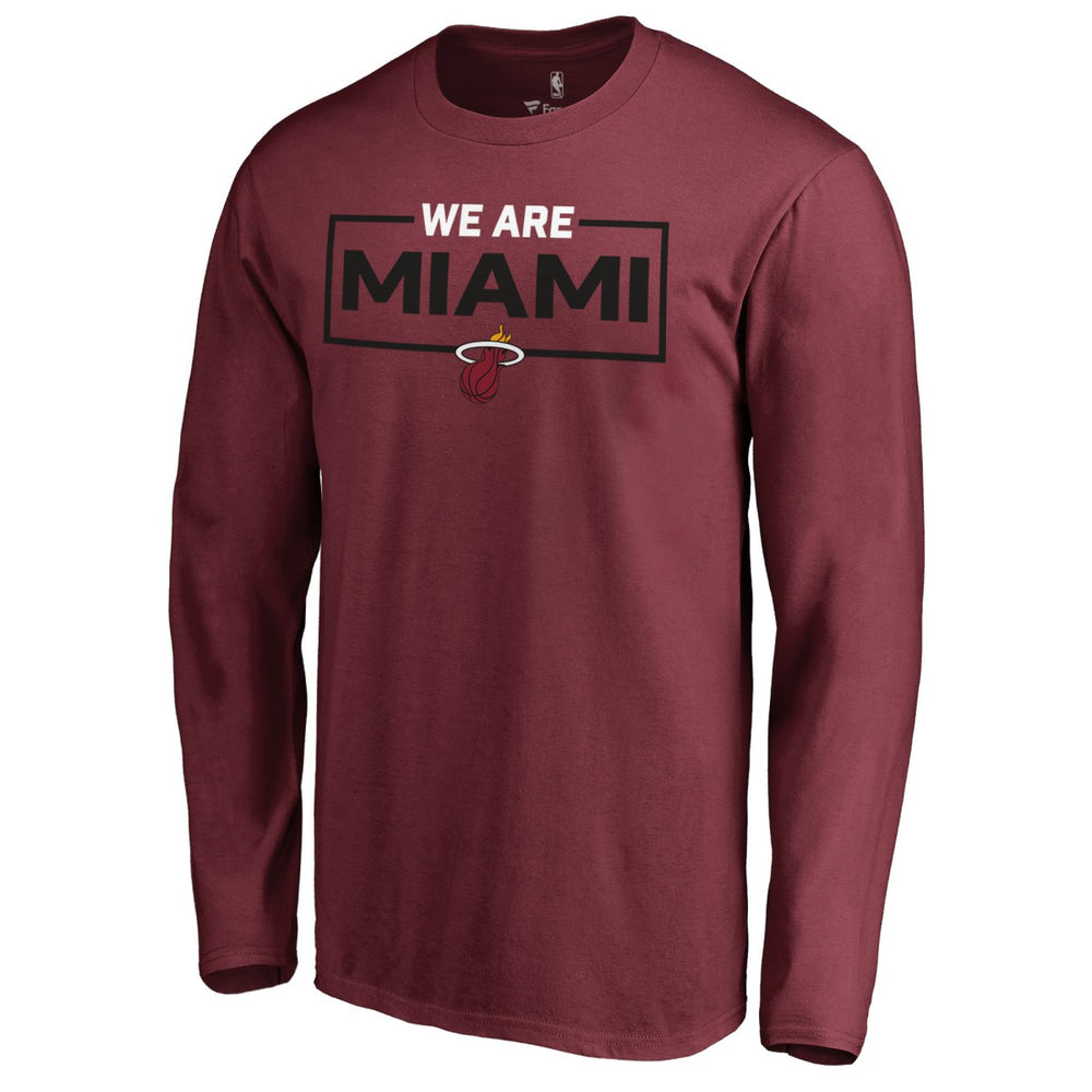 NBA Miami Heat We Are Iconic Collection Long Sleeve T-Shirt