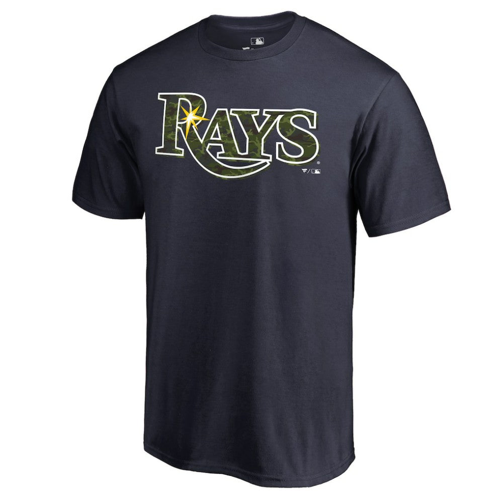 MLB Tampa Bay Rays Armed Forces Wordmark T-Shirt