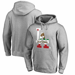 MLB Los Angeles Dodgers Hometown Collection Cali Flag Pullover Hoodie