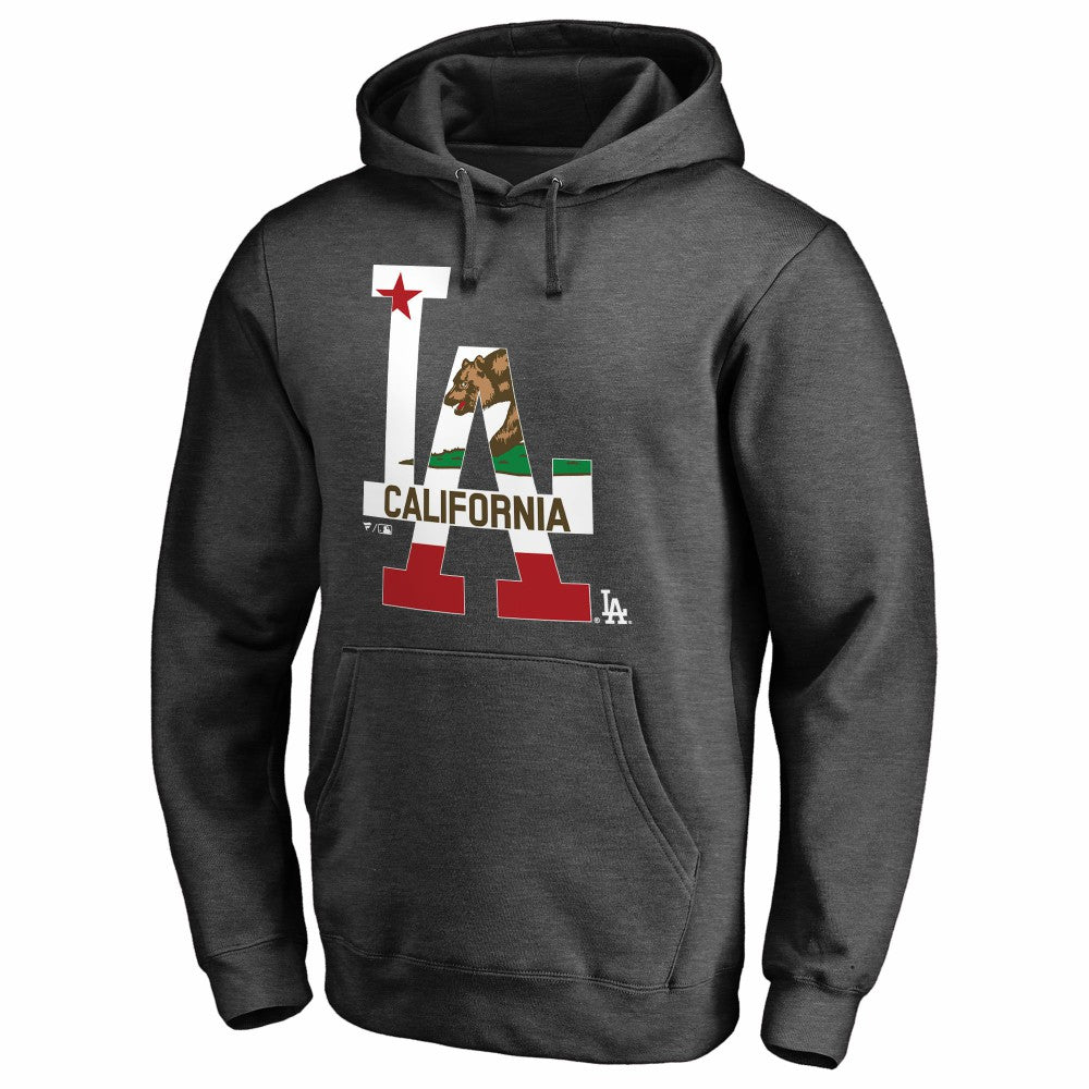 MLB Los Angeles Dodgers Hometown Collection Cali Flag Pullover Hoodie