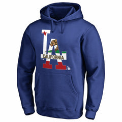 MLB Los Angeles Dodgers Hometown Collection Cali Flag Pullover Hoodie