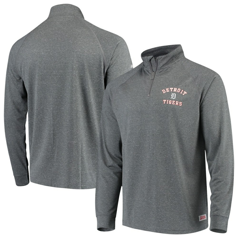 MLB Detroit Tigers Stitches Team Raglan Quarter-Zip Pullover Jacket