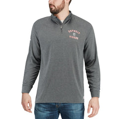 MLB Detroit Tigers Stitches Team Raglan Quarter-Zip Pullover Jacket