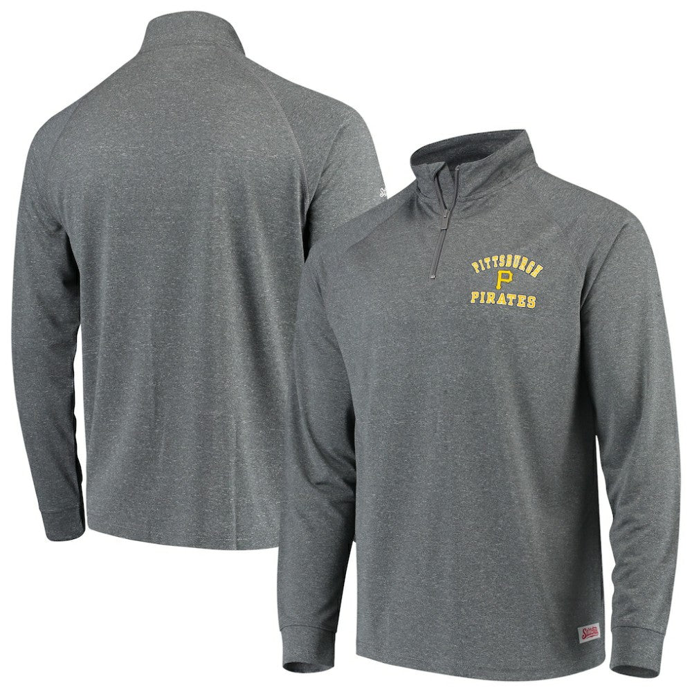 MLB Pittsburgh Pirates Stitches Team Raglan Quarter-Zip Pullover Jacket