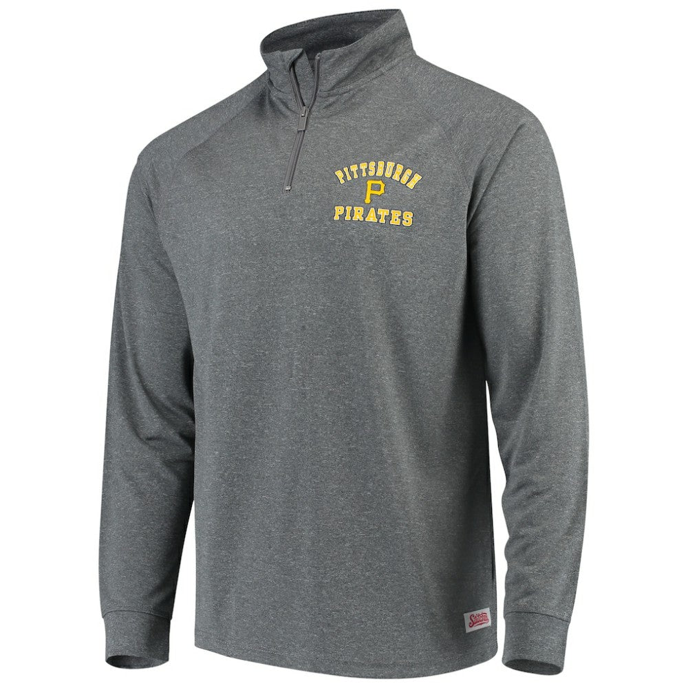 MLB Pittsburgh Pirates Stitches Team Raglan Quarter-Zip Pullover Jacket