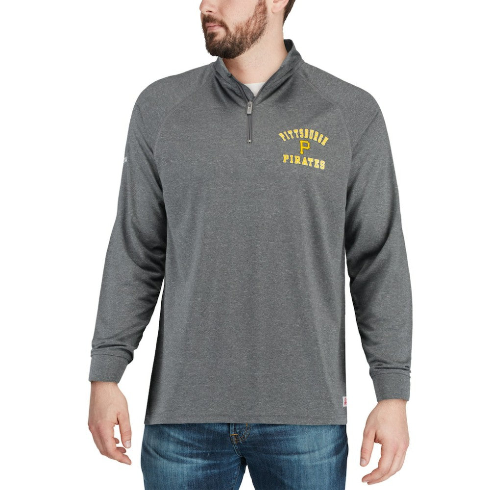 MLB Pittsburgh Pirates Stitches Team Raglan Quarter-Zip Pullover Jacket