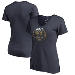 NBA New Orleans Pelicans Women's Hometown Collection Do It Bigger V-Neck T-Shirt
