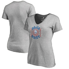 NBA Philadelphia 76ers Women's Hometown Collection Unite V-Neck T-Shirt