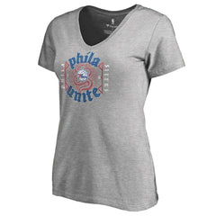 NBA Philadelphia 76ers Women's Hometown Collection Unite V-Neck T-Shirt
