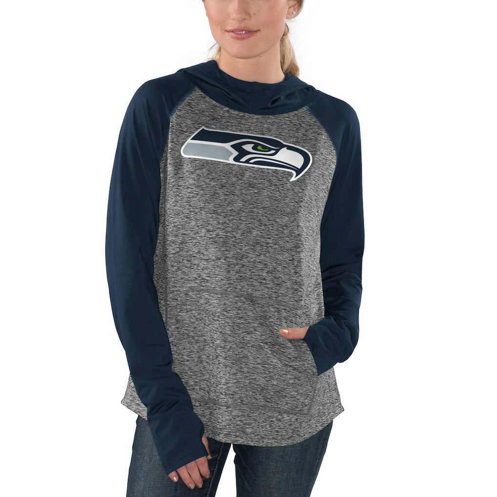 G-III 4Her by Carl Banks Women's ship Ring Pullover Hoodie - Seattle Seahawks