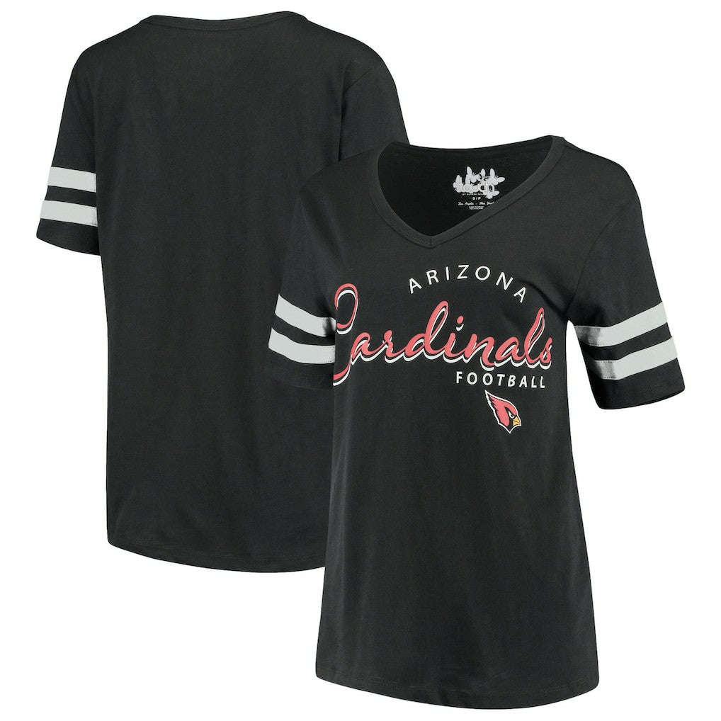 Touch Women's Triple Play V-Neck T-Shirt - Arizona Cardinals