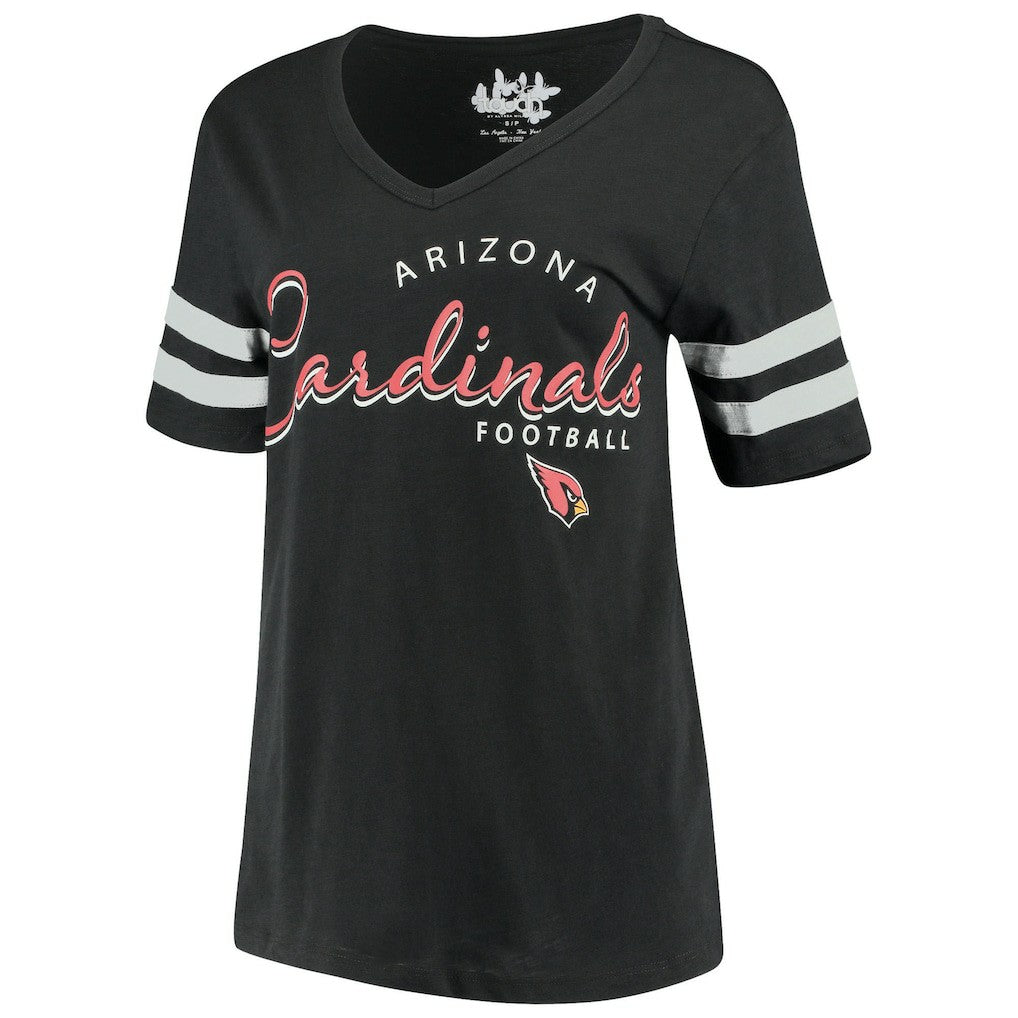 Touch Women's Triple Play V-Neck T-Shirt - Arizona Cardinals