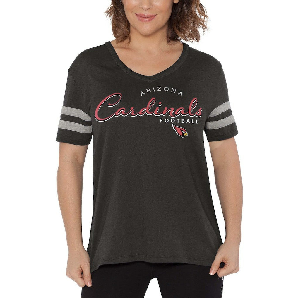 Touch Women's Triple Play V-Neck T-Shirt - Arizona Cardinals