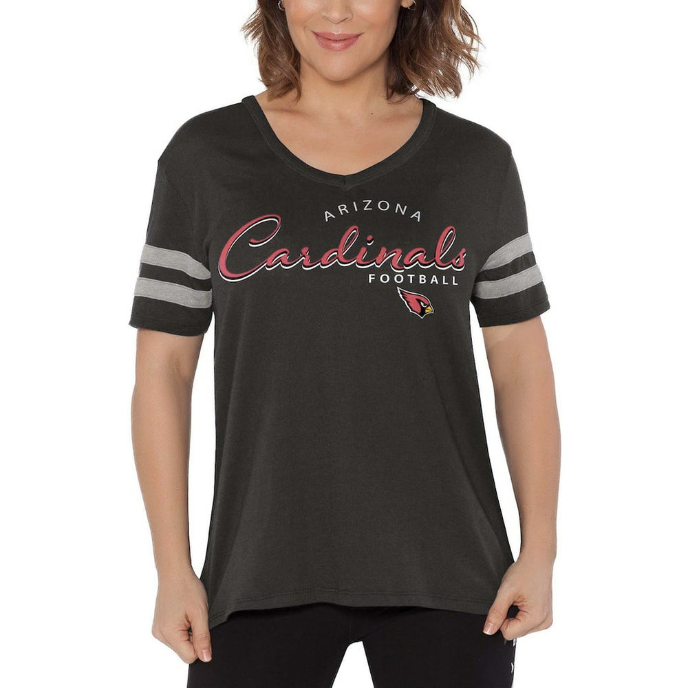 Touch Women's Triple Play V-Neck T-Shirt - Arizona Cardinals