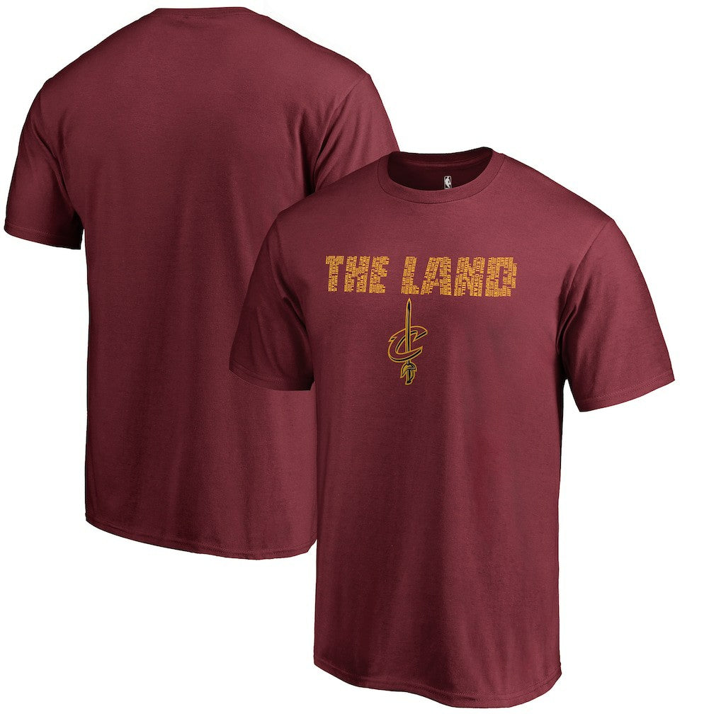 NBA Cleveland Cavaliers Hometown Collection Repeating Roster T-Shirt sale