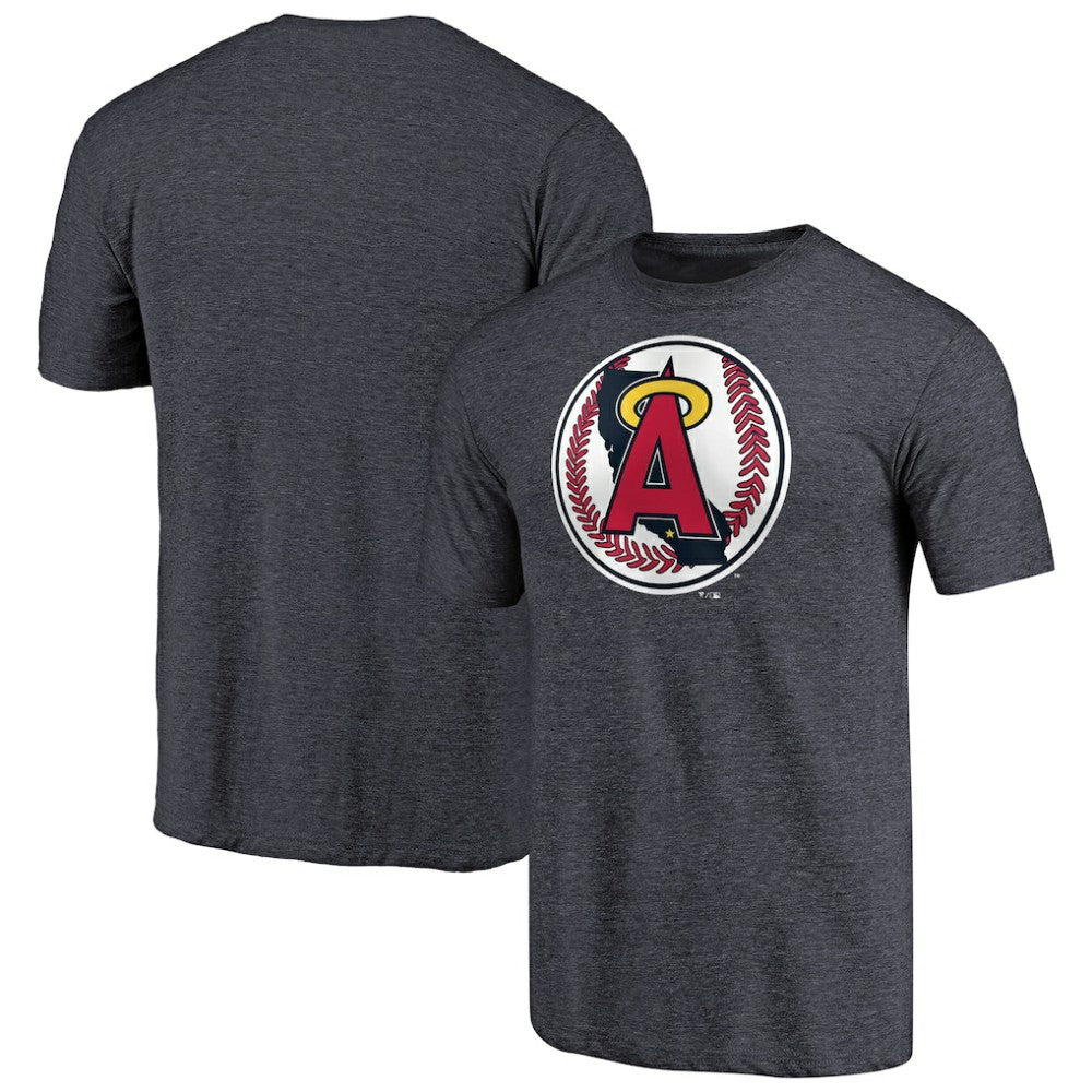 MLB California Angels Cooperstown Collection Forbes Tri-Blend T-Shirt