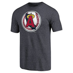 MLB California Angels Cooperstown Collection Forbes Tri-Blend T-Shirt