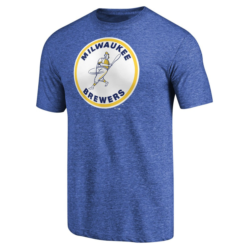 MLB Milwaukee Brewers Cooperstown Collection Forbes Tri-Blend T-Shirt