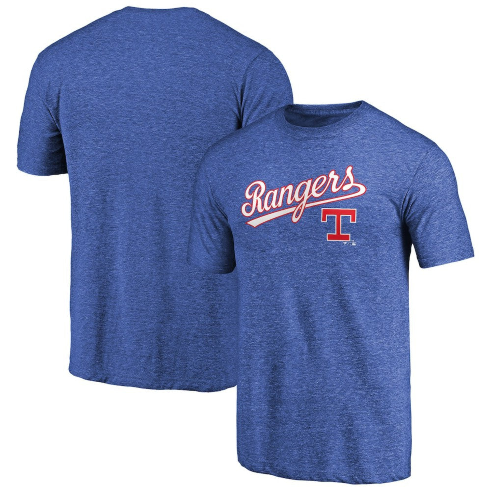 MLB Texas Rangers Vintage Cooperstown Collection Wahconah Tri-Blend T-Shirt