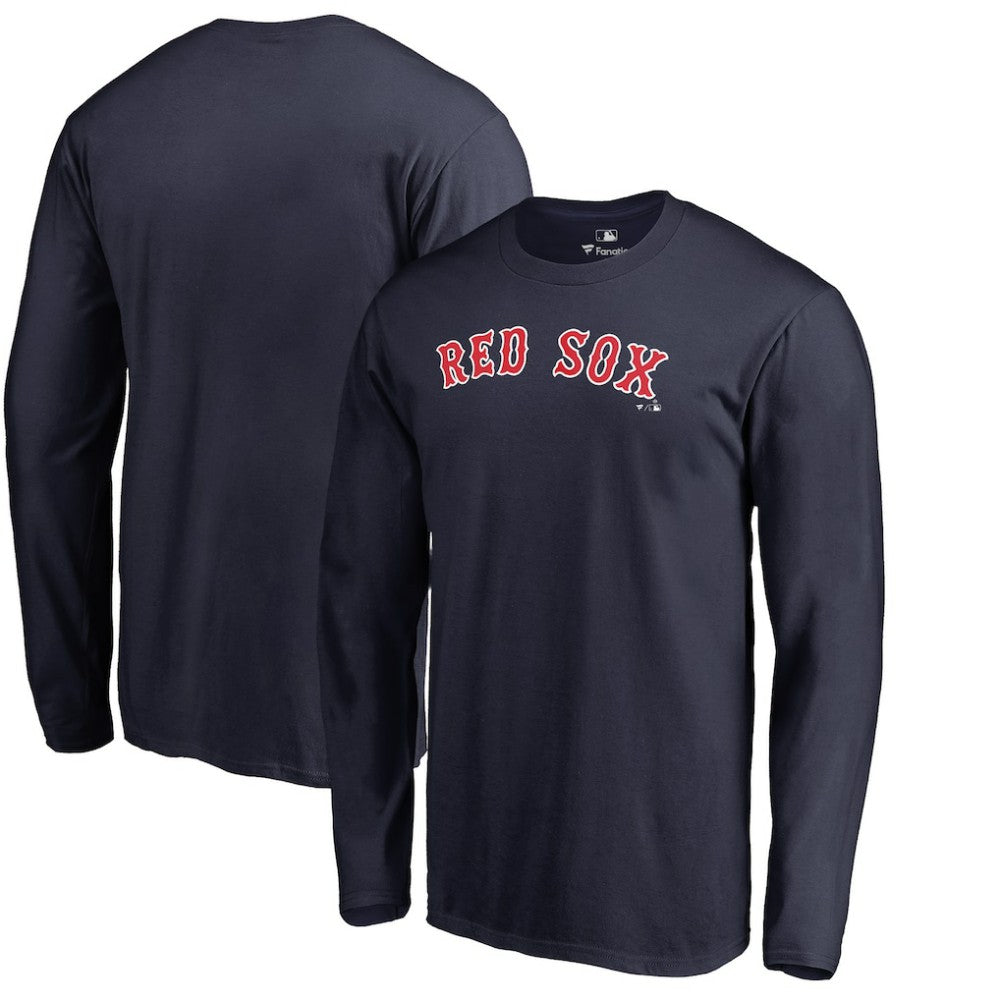 MLB Boston Red Sox Team Wordmark Long Sleeve T-Shirt