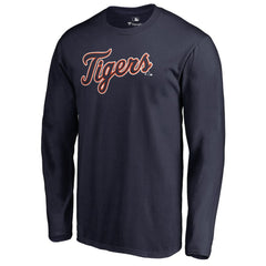 MLB Detroit Tigers Team Wordmark Long Sleeve T-Shirt