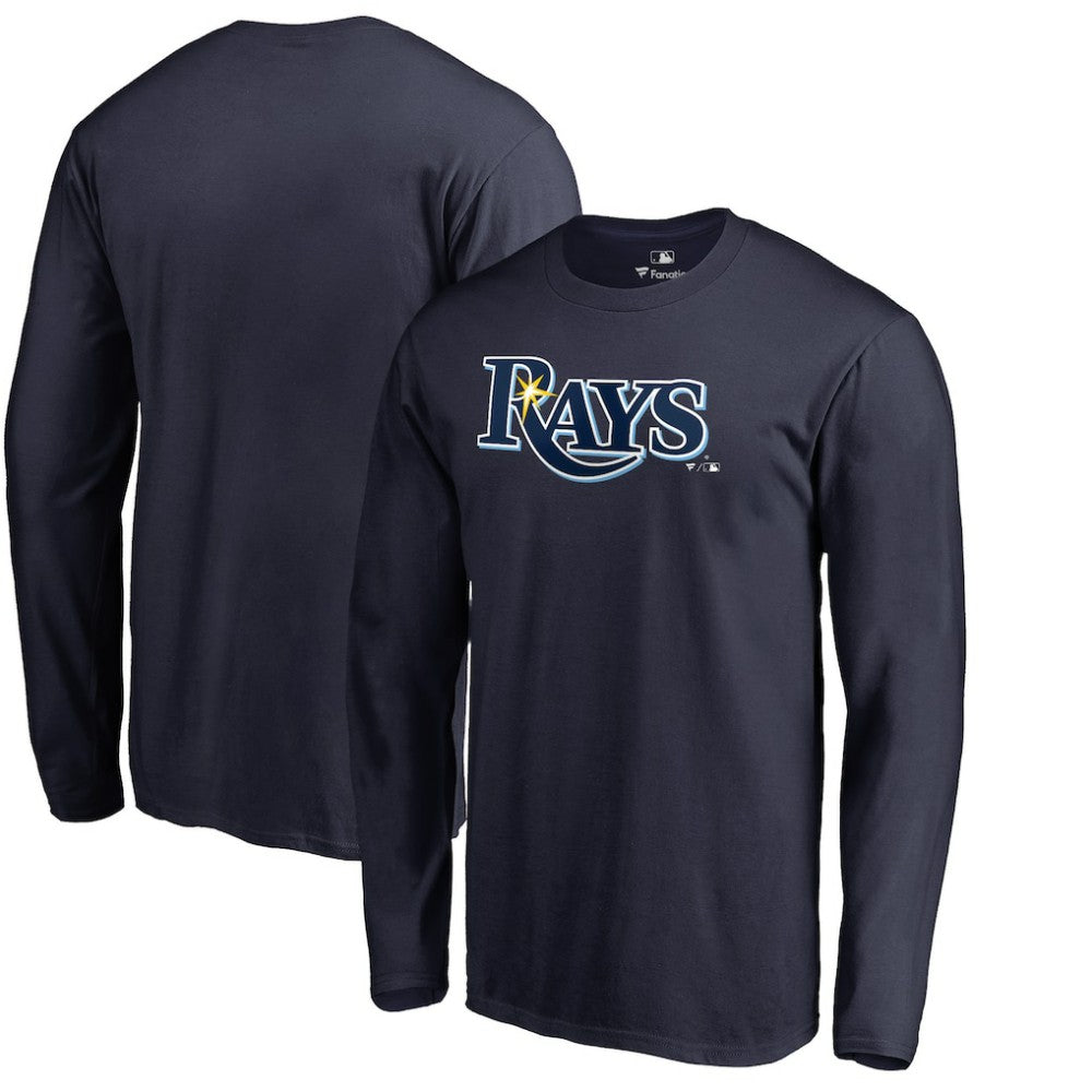 MLB Tampa Bay Rays Team Wordmark Long Sleeve T-Shirt