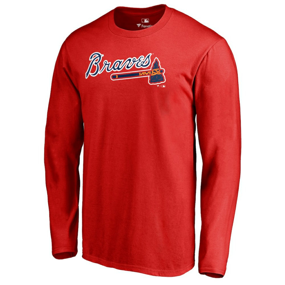 MLB Atlanta Braves Team Wordmark Long Sleeve T-Shirt