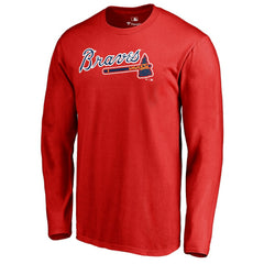 MLB Atlanta Braves Team Wordmark Long Sleeve T-Shirt