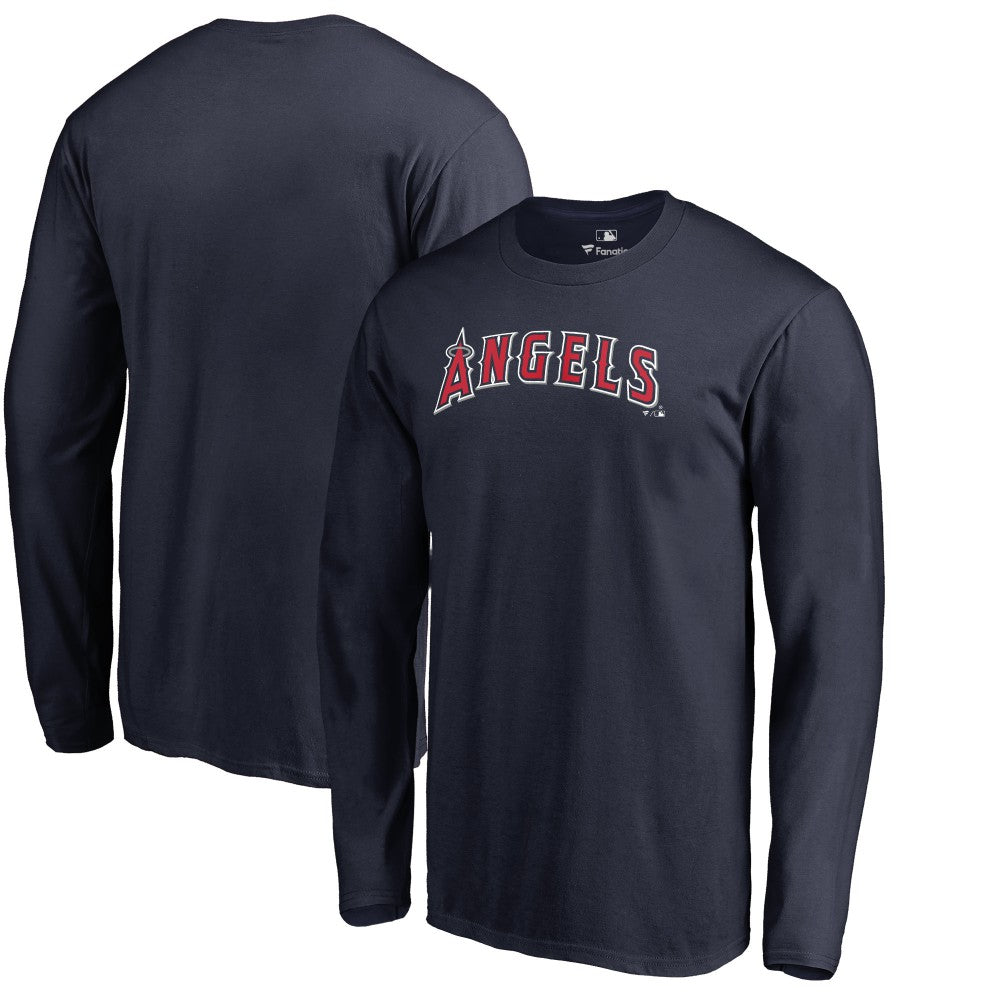 MLB Los Angeles Angels Team Wordmark Long Sleeve T-Shirt