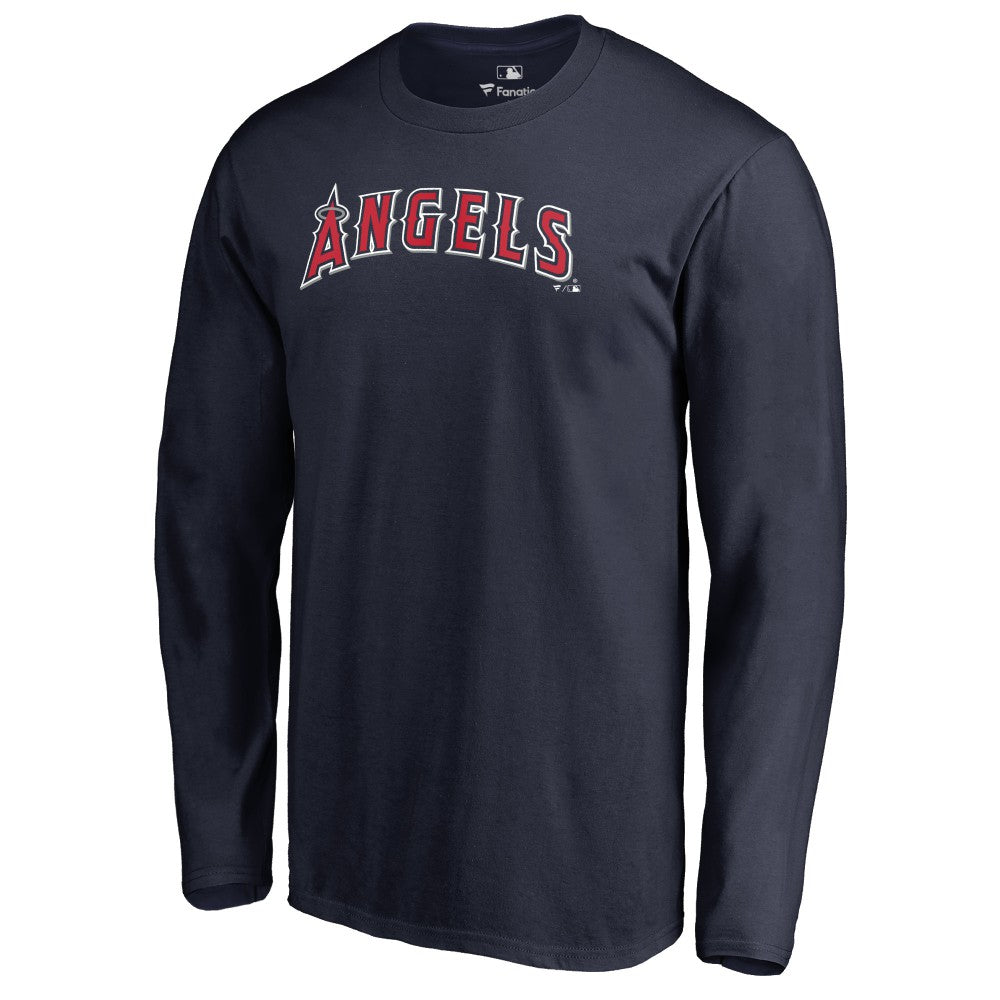 MLB Los Angeles Angels Team Wordmark Long Sleeve T-Shirt
