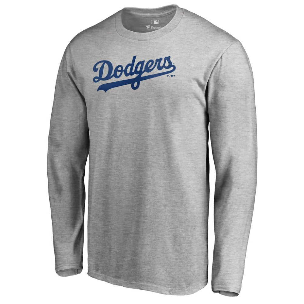 MLB Los Angeles Dodgers Team Wordmark Long Sleeve T-Shirt