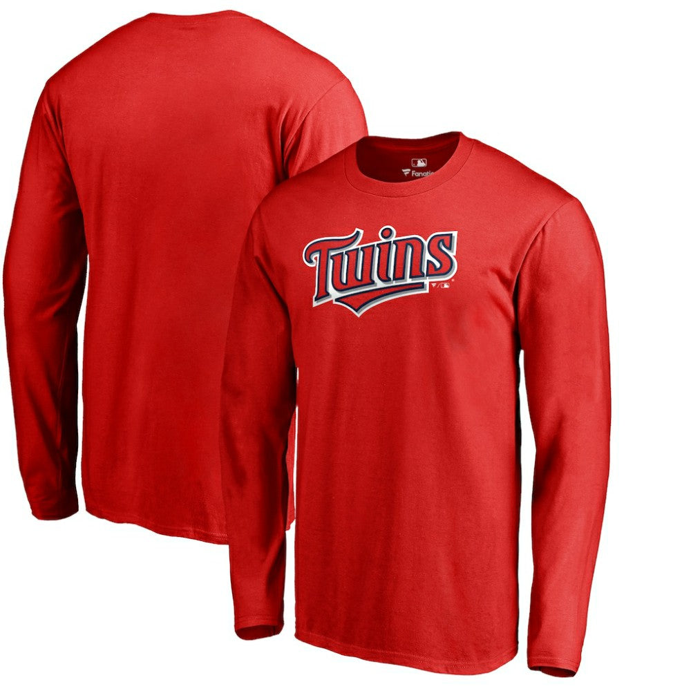 MLB Minnesota Twins Team Wordmark Long Sleeve T-Shirt