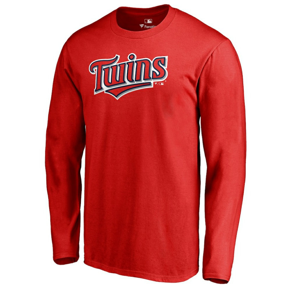 MLB Minnesota Twins Team Wordmark Long Sleeve T-Shirt