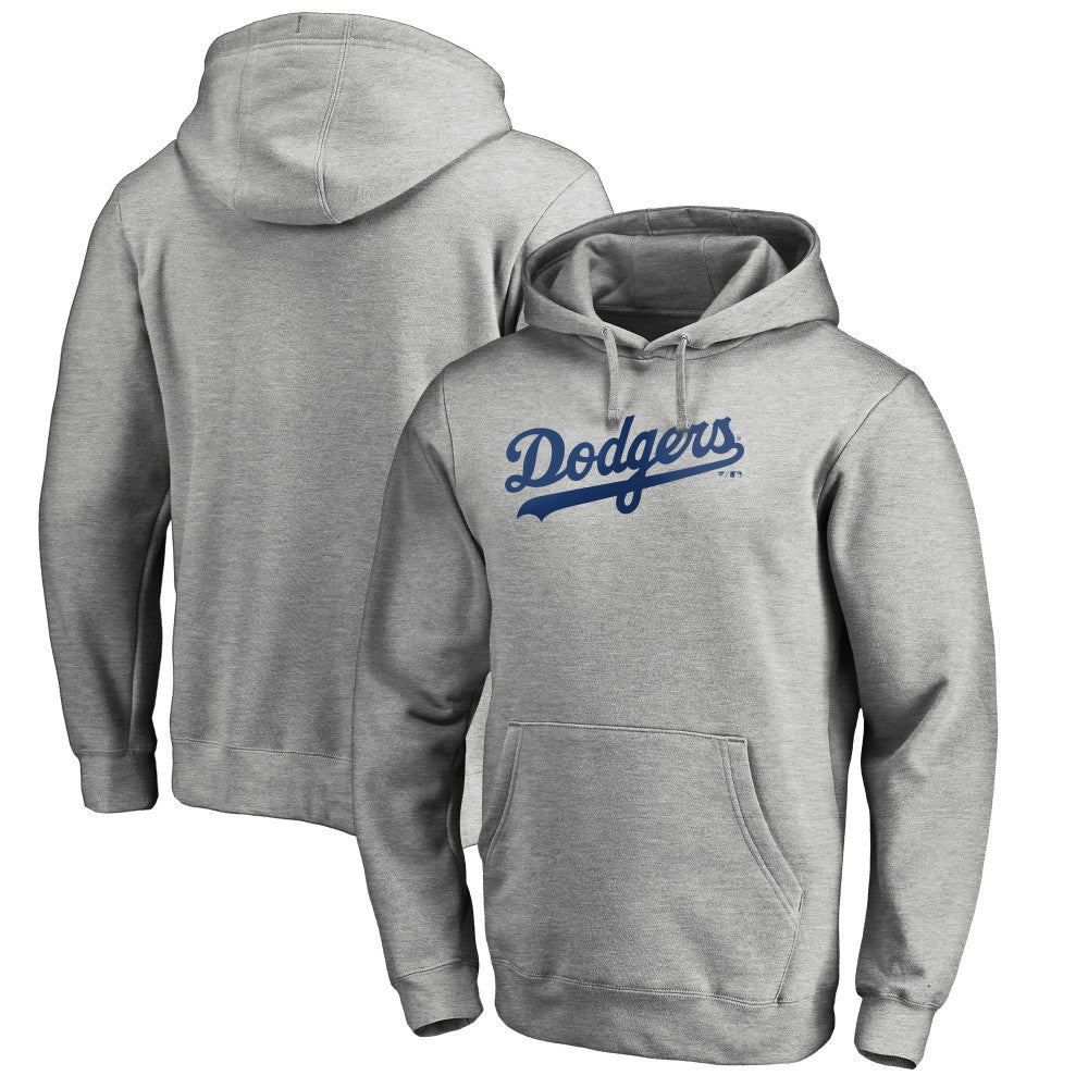 MLB Los Angeles Dodgers Official Wordmark Fitted Pullover Hoodie