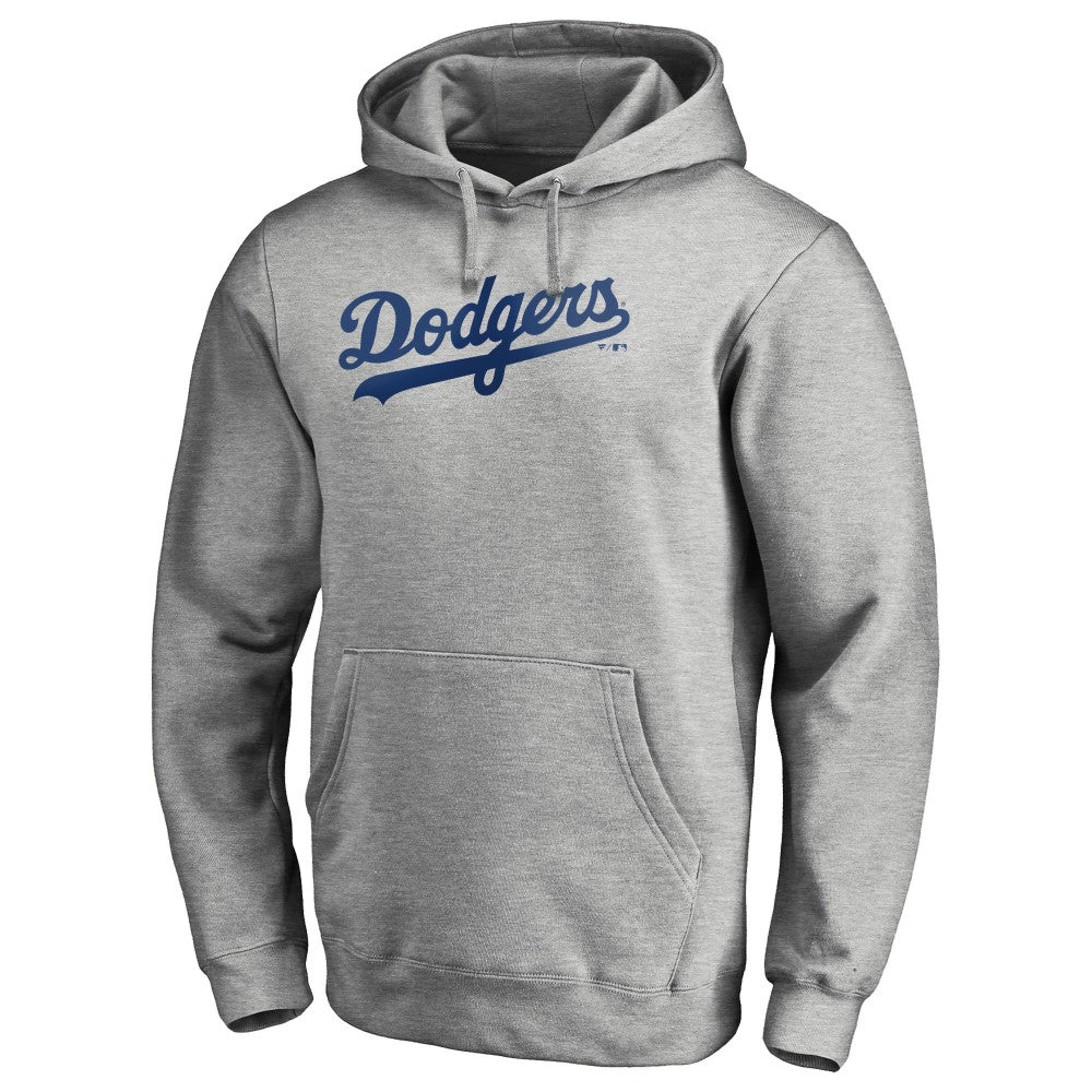 MLB Los Angeles Dodgers Official Wordmark Fitted Pullover Hoodie