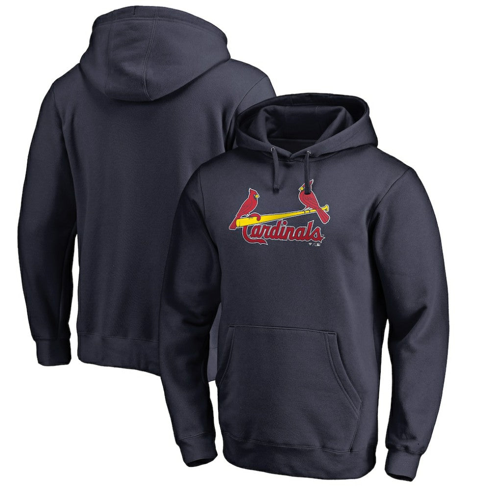 MLB St. Louis Cardinals Official Wordmark Fitted Pullover Hoodie