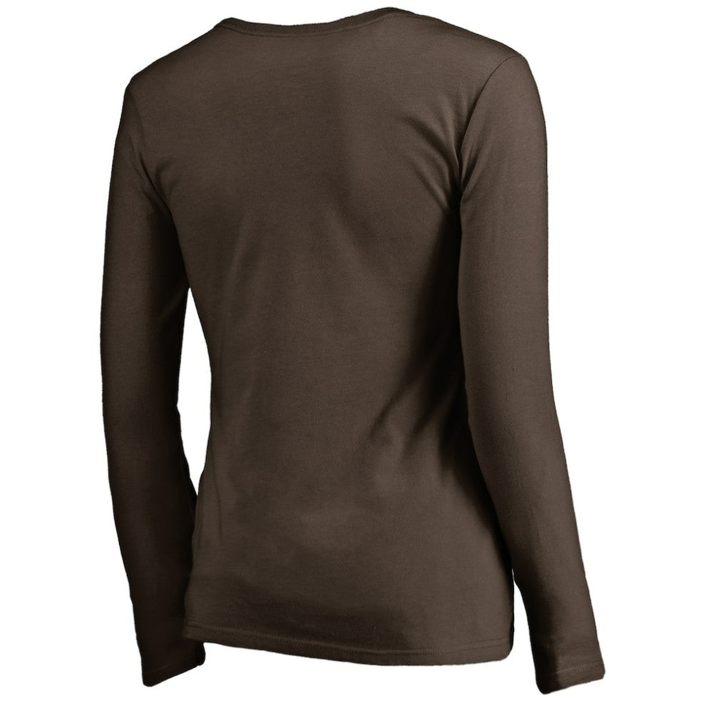 MLB San Diego Padres Women's Cooperstown Collection Forbes Long Sleeve V-Neck T-Shirt