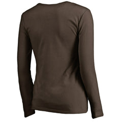 MLB San Diego Padres Women's Cooperstown Collection Forbes Long Sleeve V-Neck T-Shirt