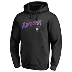 MLB Arizona Diamondbacks Vintage Cooperstown Collection Wahconah Fitted Pullover Hoodie