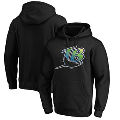 MLB Tampa Bay Rays Vintage Cooperstown Collection Wahconah Fitted Pullover Hoodie