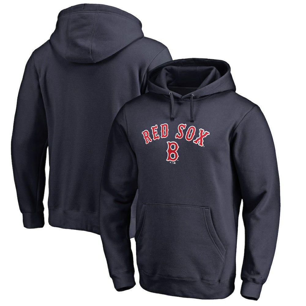 MLB Boston Red Sox Vintage Cooperstown Collection Wahconah Fitted Pullover Hoodie