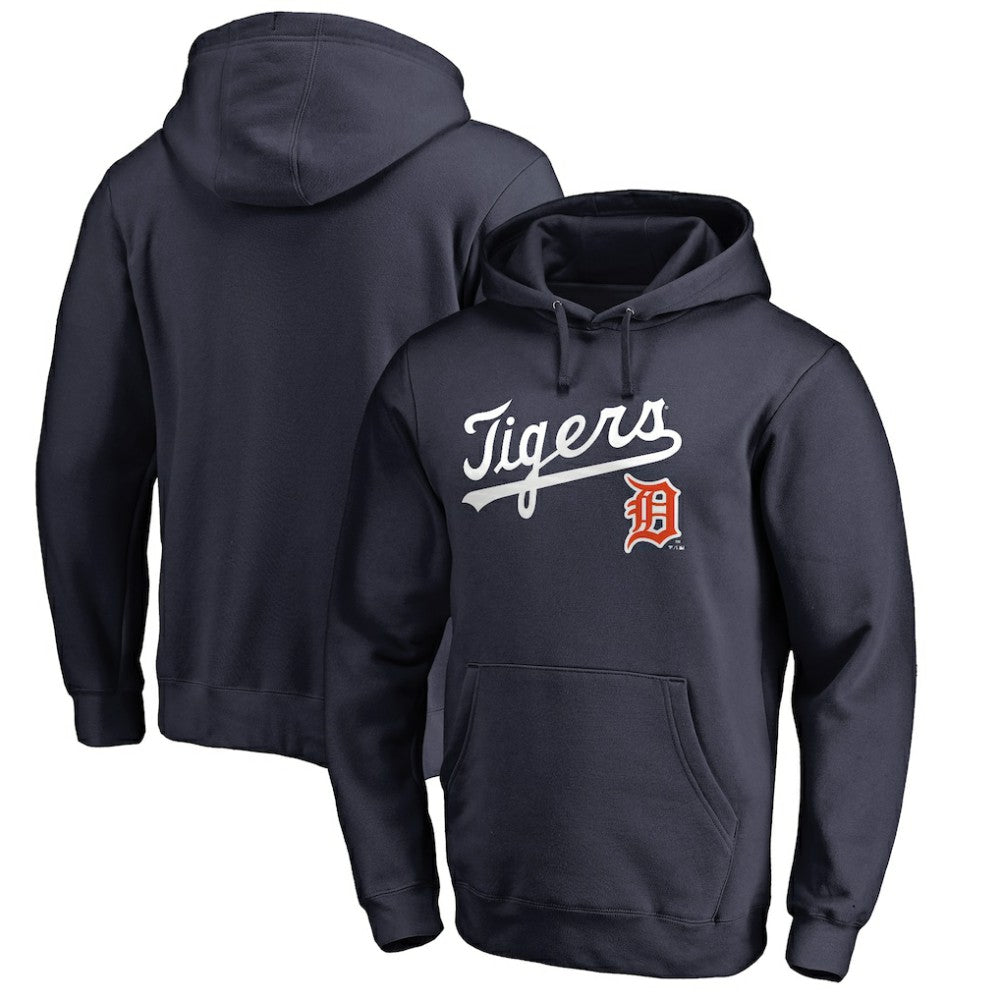 MLB Detroit Tigers Vintage Cooperstown Collection Wahconah Fitted Pullover Hoodie