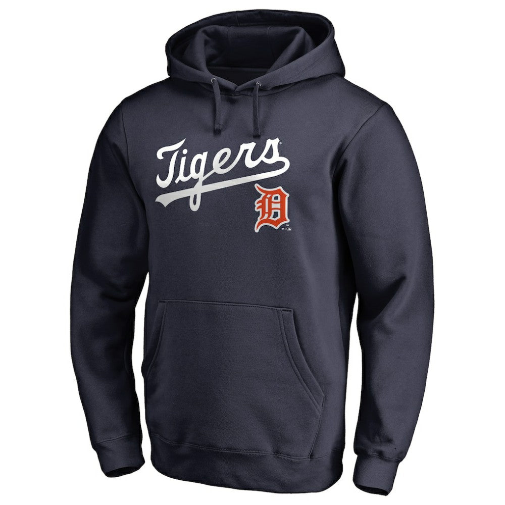 MLB Detroit Tigers Vintage Cooperstown Collection Wahconah Fitted Pullover Hoodie