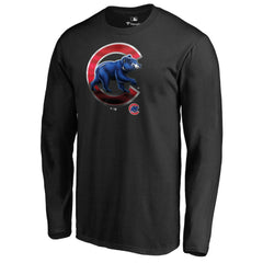 MLB Chicago Cubs Midnight Mascot Long Sleeve T-Shirt