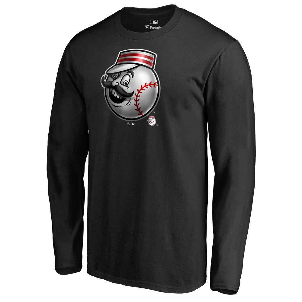 MLB Cincinnati Reds Midnight Mascot Long Sleeve T-Shirt