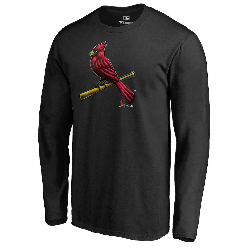 MLB St. Louis Cardinals Midnight Mascot Long Sleeve T-Shirt
