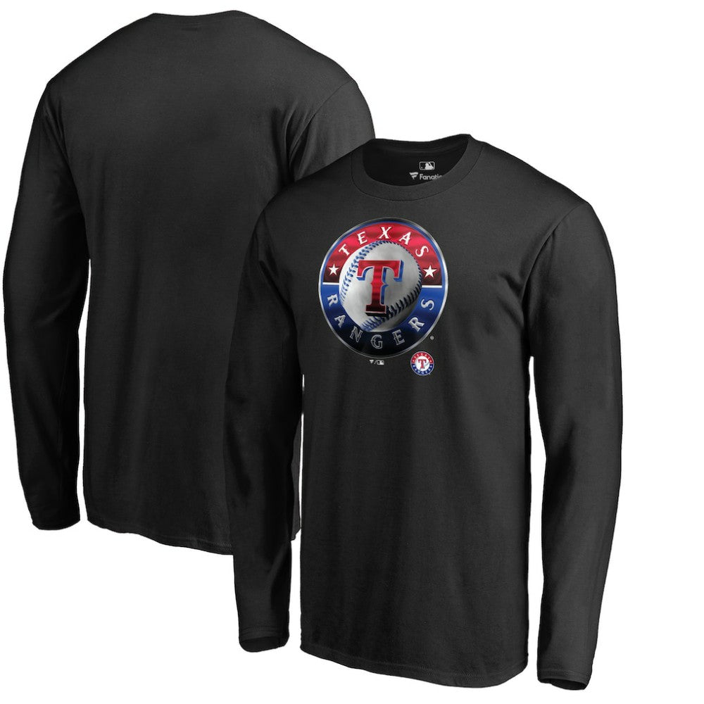 MLB Texas Rangers Midnight Mascot Long Sleeve T-Shirt