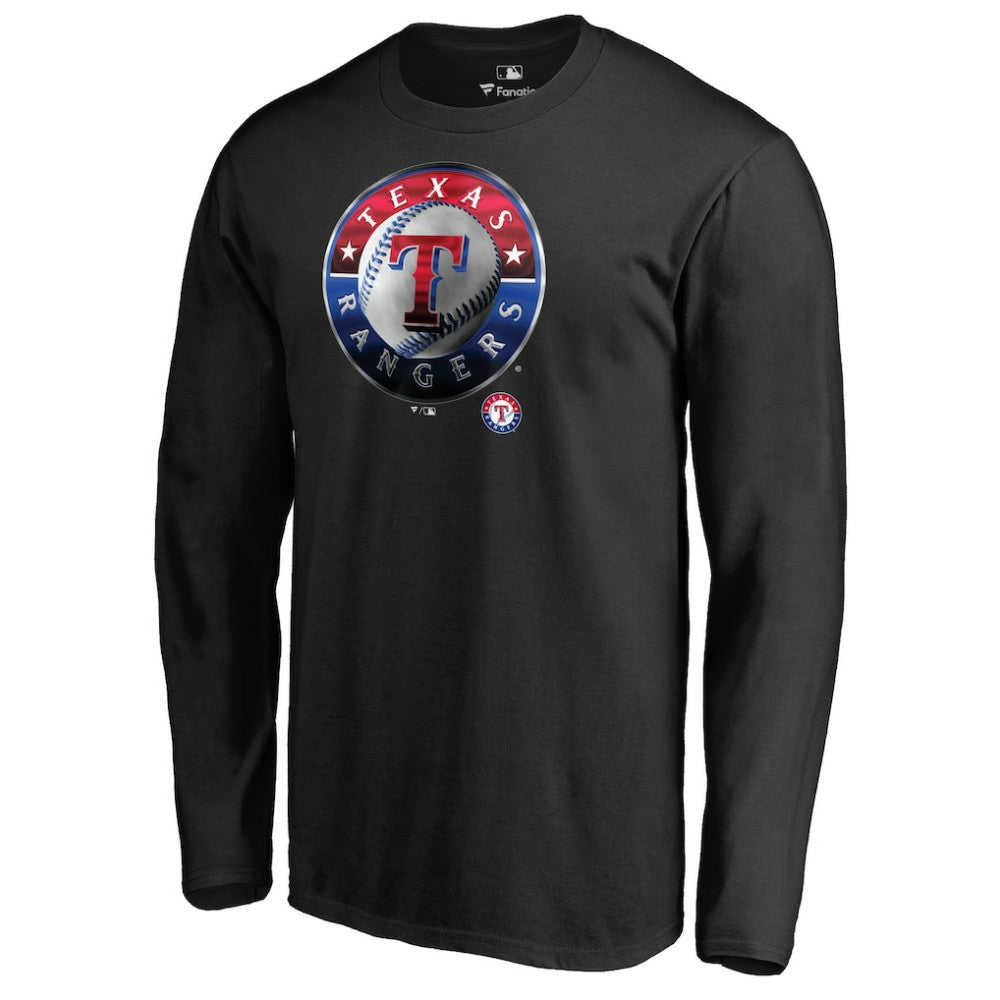 MLB Texas Rangers Midnight Mascot Long Sleeve T-Shirt