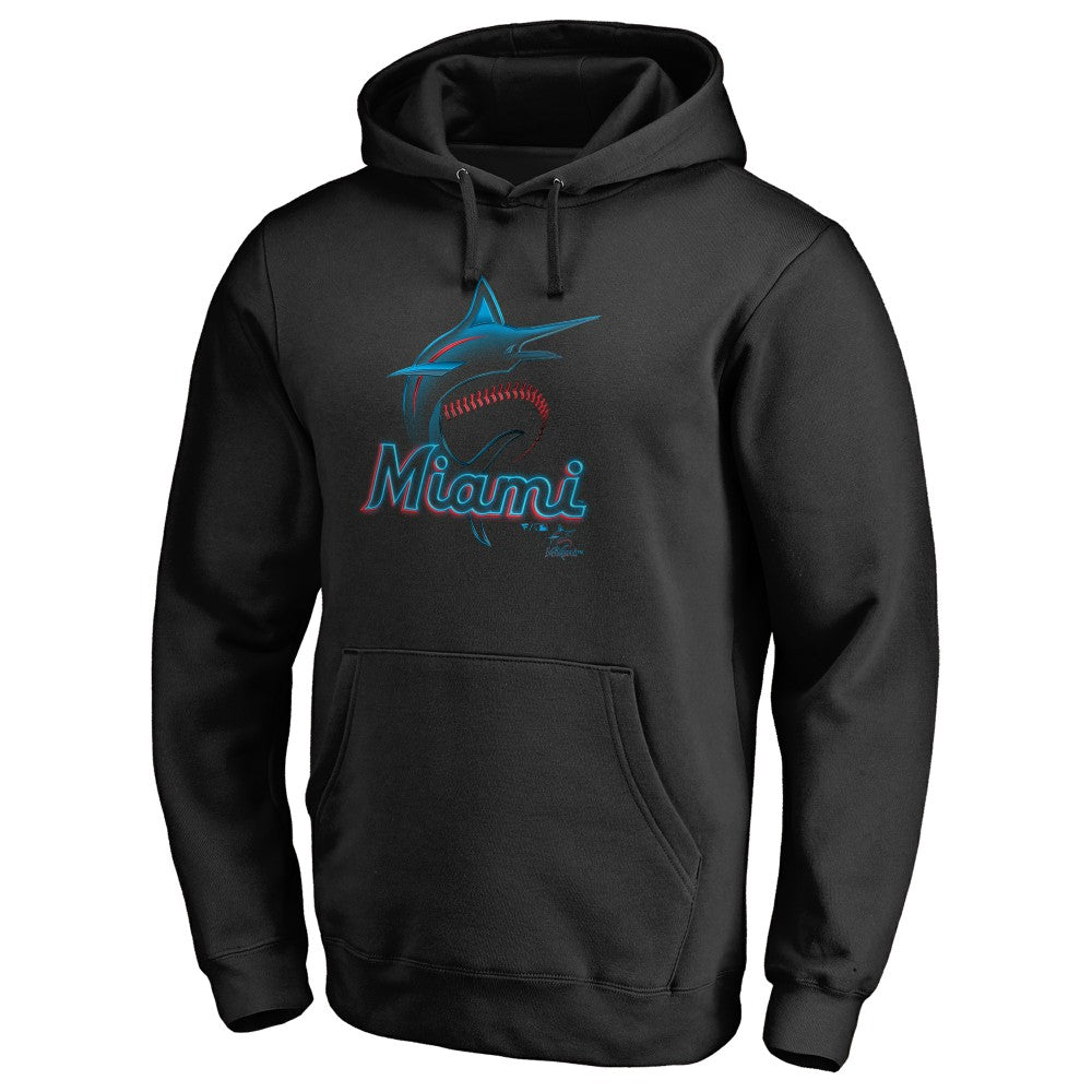 MLB Miami Marlins Midnight Mascot Pullover Hoodie
